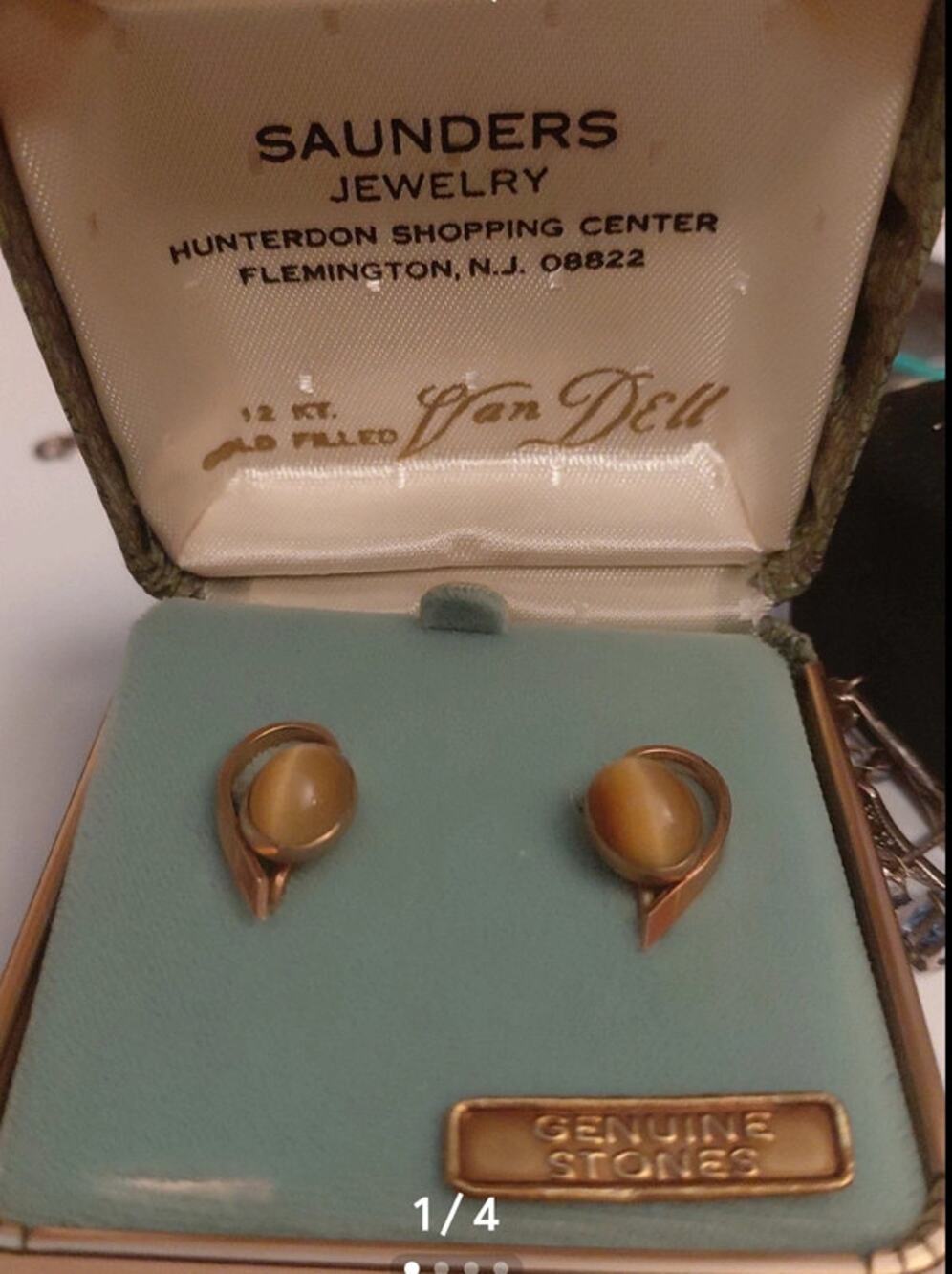 vintage Van Dell 12kt gold-filled earrings